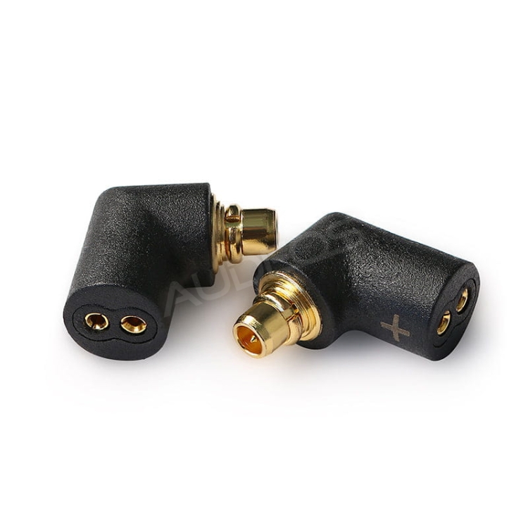 OEaudio adapter kątowy z 2pin (F) na MMCX (M)
