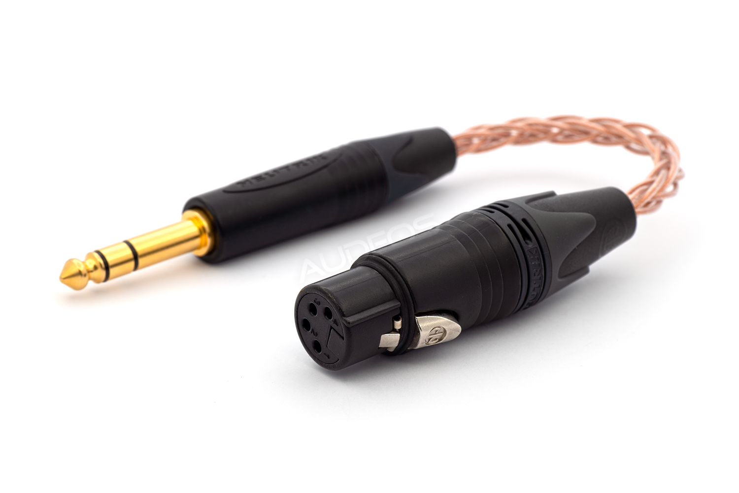 Audeos Adapter z XLR na 6,35 mm TRS