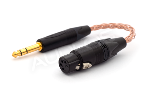 Audeos Adapter z XLR na 6,35 mm TRS