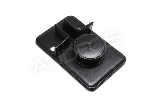 PLUSSOUND Leather Earphone Stand czarny