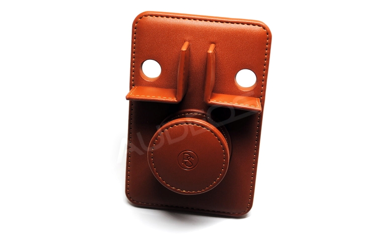 PLUSSOUND Leather Earphone Stand brązowy