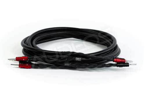 Przewód głośnikowy Audeos Canare 4S11G Black x Chord Ohmic