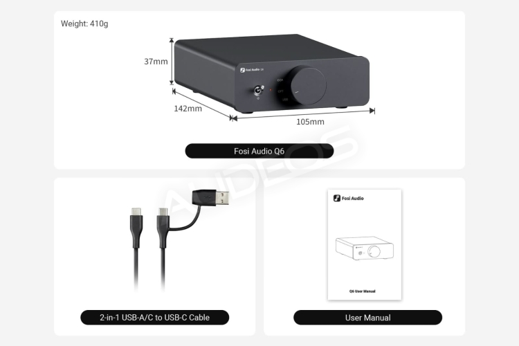 Przetwornik C/A Fosi Audio Q6