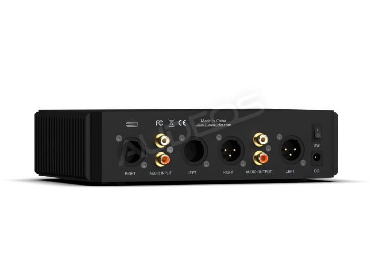 Zbalansowany wzmacniacz aune N7D z wbudowanym DAC