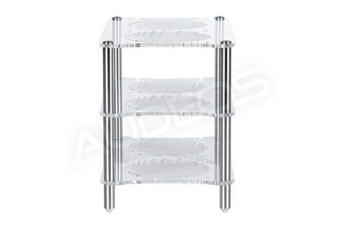 3-poziomowy stojak pod sprzęt audio Fosi Audio z akrylu