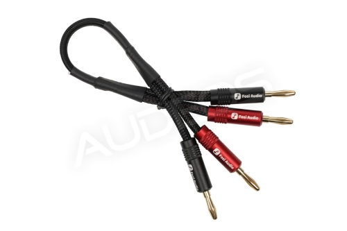 Krótki przewód głośnikowy 0,3 m Fosi Audio (para)