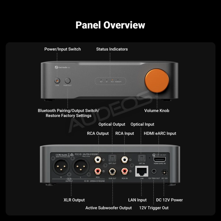 Streamer Fosi Audio S3