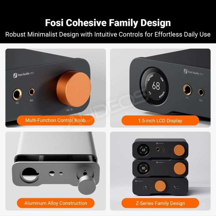 Słuchawkowy DAC/AMP Fosi Audio ZH3