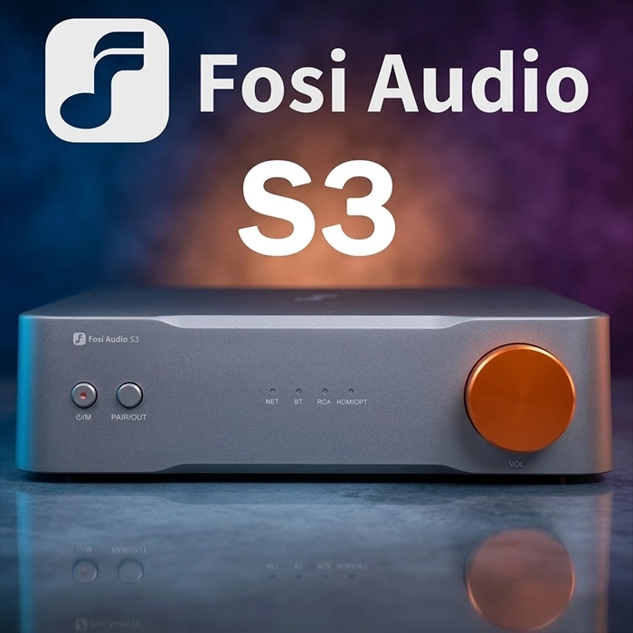 Streamer Fosi Audio S3 z TIDAL Connect i Spotify Connect