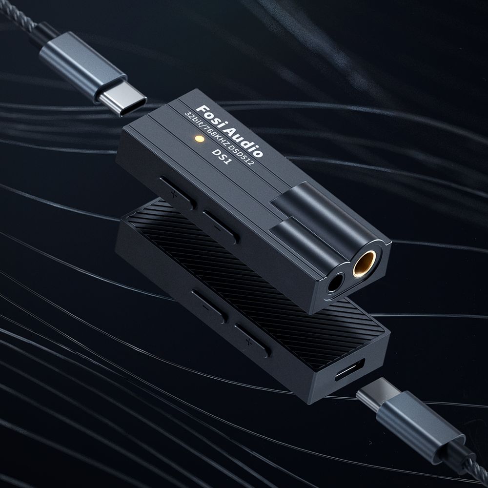 Fosi Audio DS1 DAC/AMP ES9038Q2M 3,5/4,4 mm