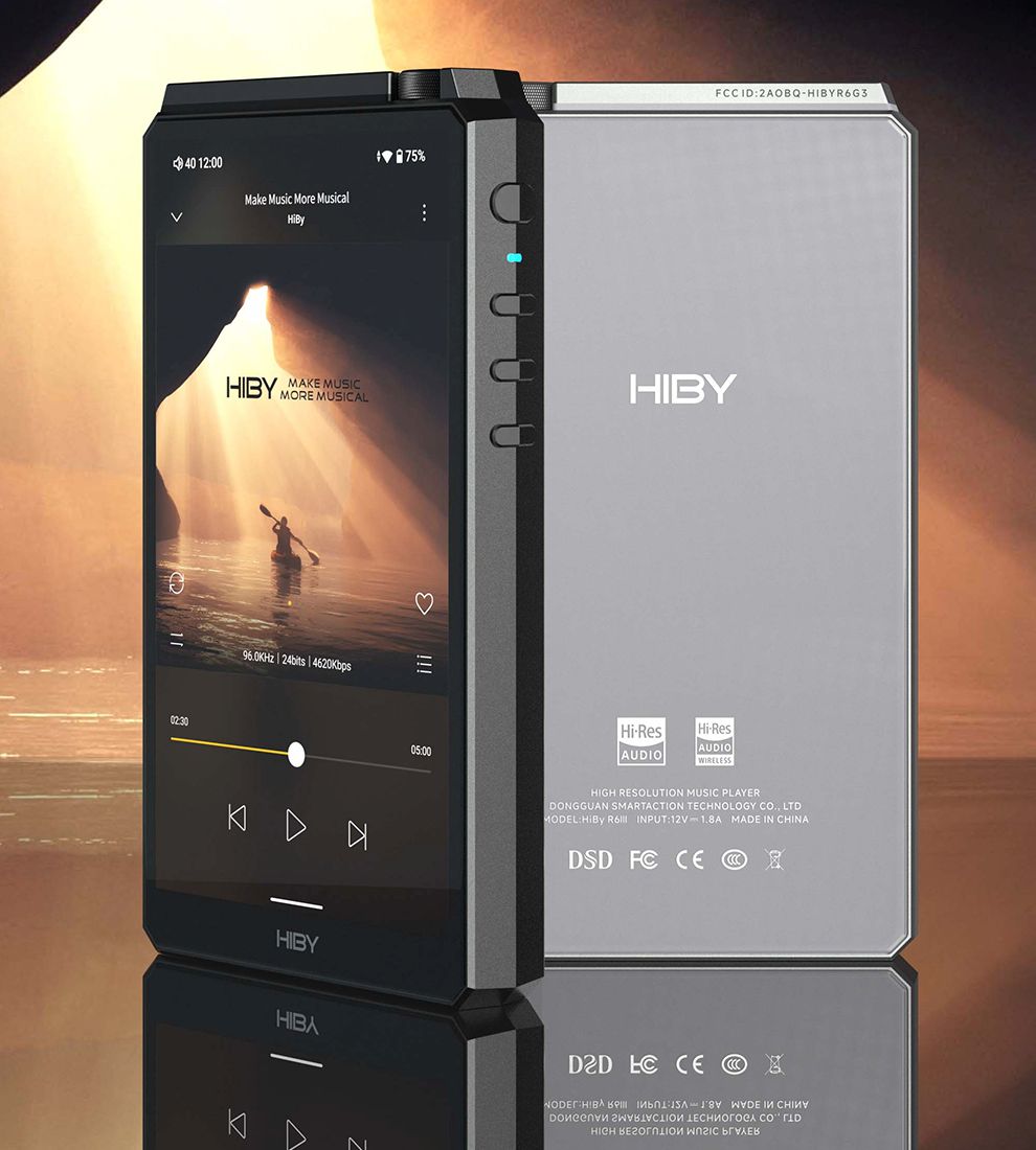Bugi R6 HiBy R6 III (Gen 3) czarny DAP 2 x ES9038Q2M i Android 12