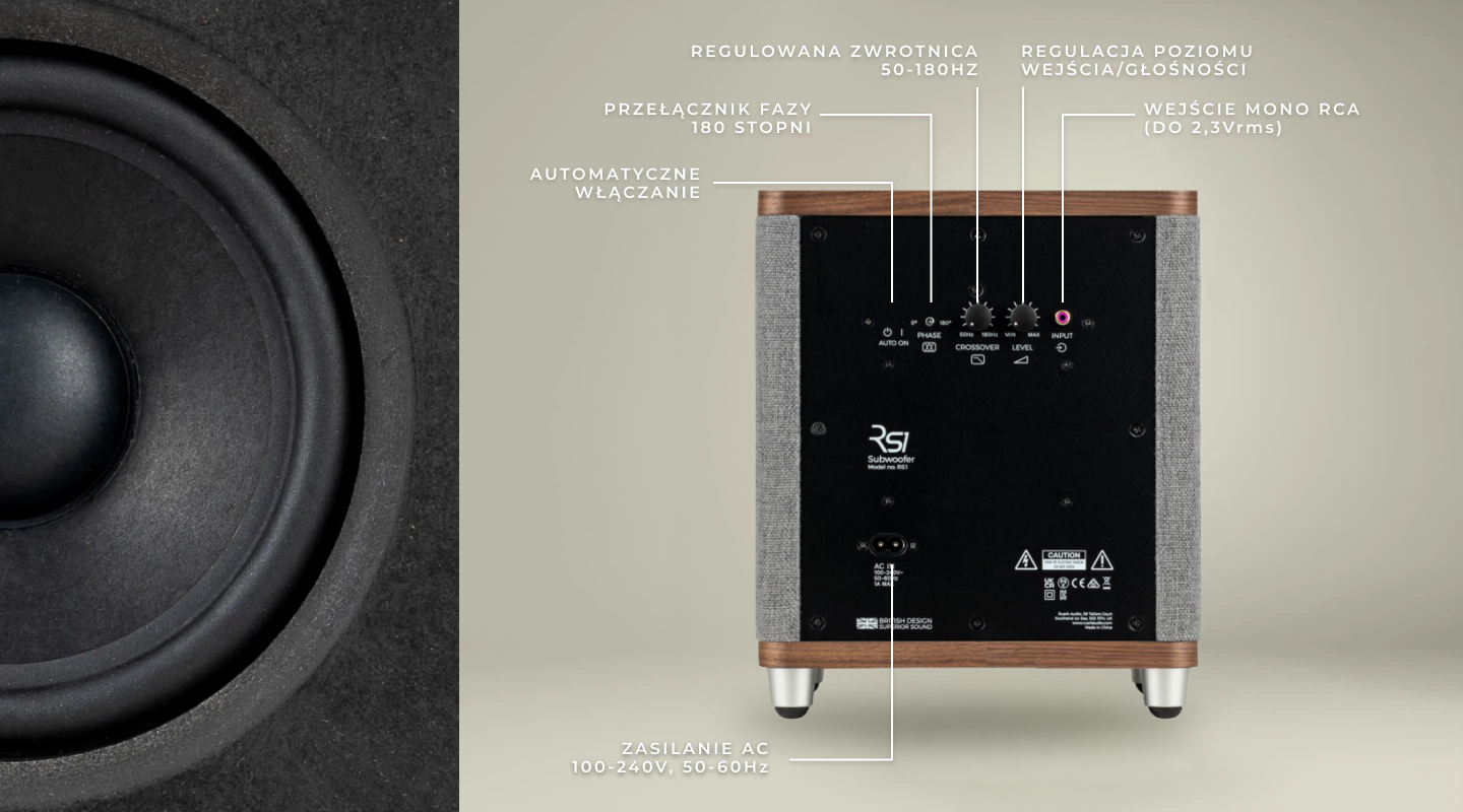Aktywny subwoofer Ruark RS1