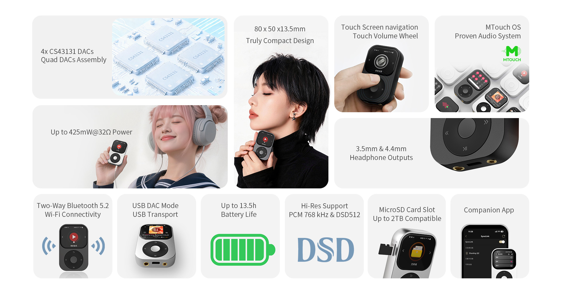 Przenośny odtwarzacz audio Shanling Q2