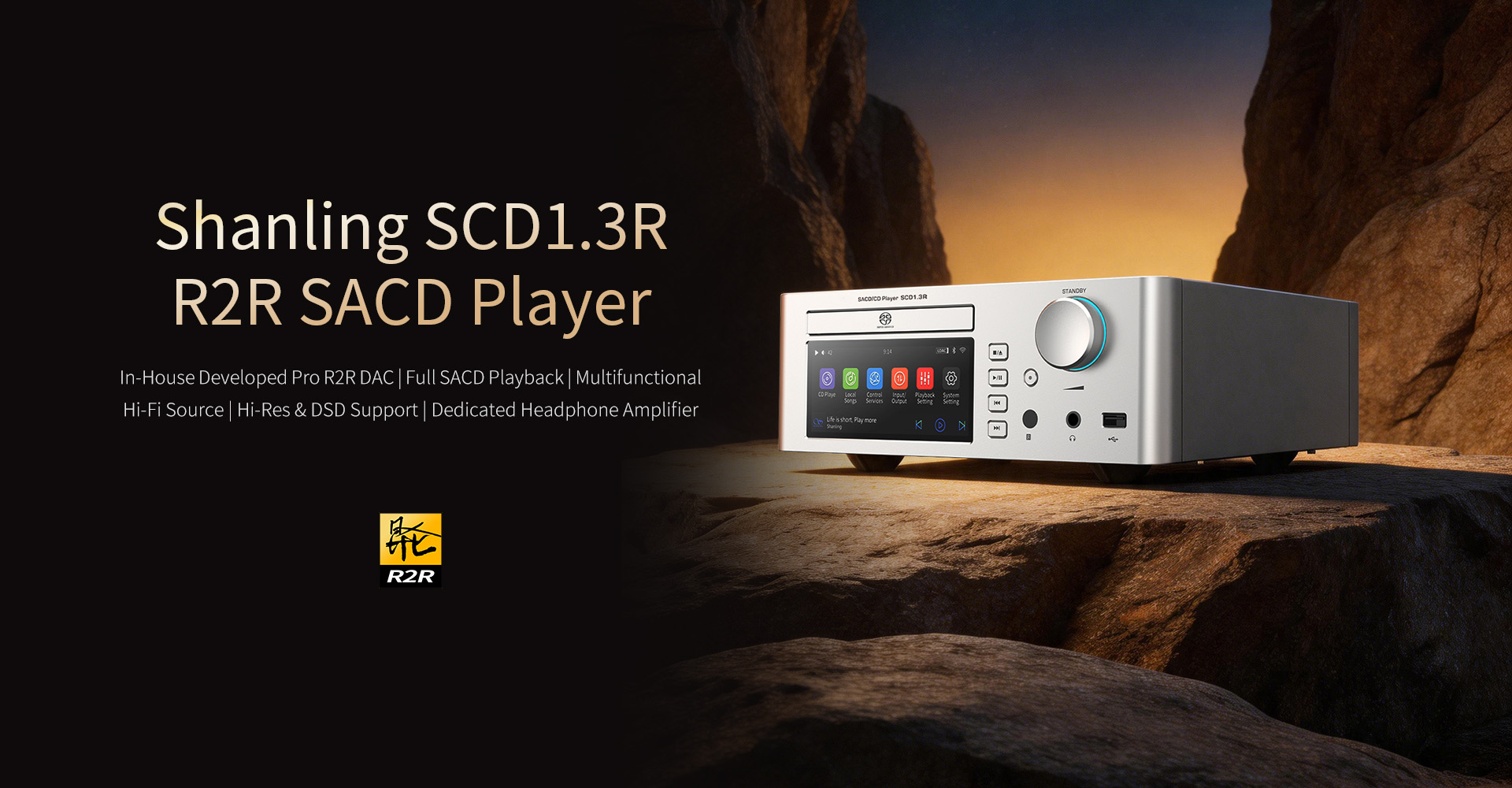 Odtwarzacz SACD z DAC R2R Shanling SCD1.3R