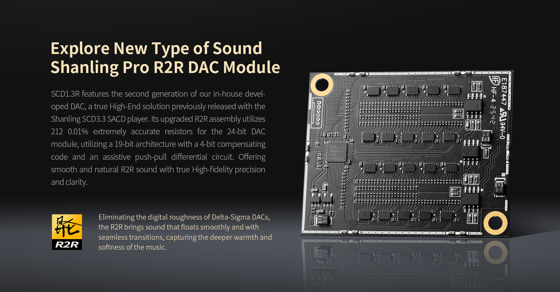 Odtwarzacz SACD z DAC R2R Shanling SCD1.3R