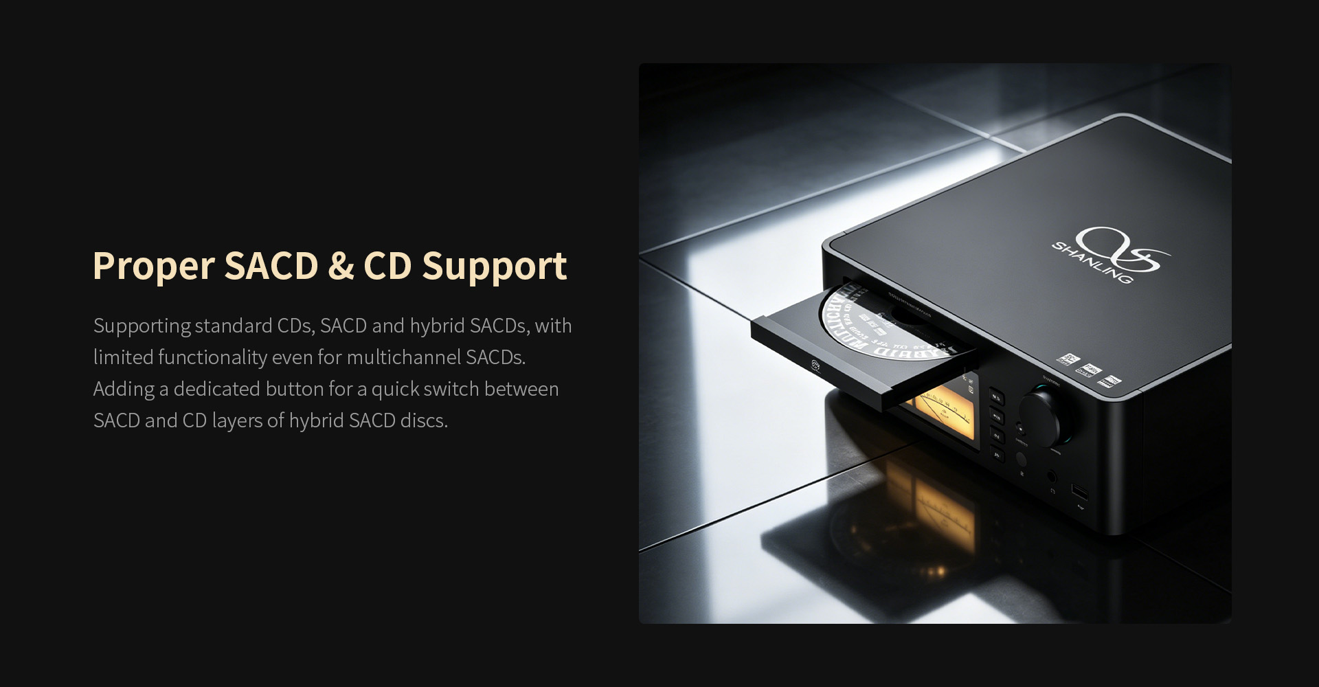 Odtwarzacz SACD z DAC R2R Shanling SCD1.3R
