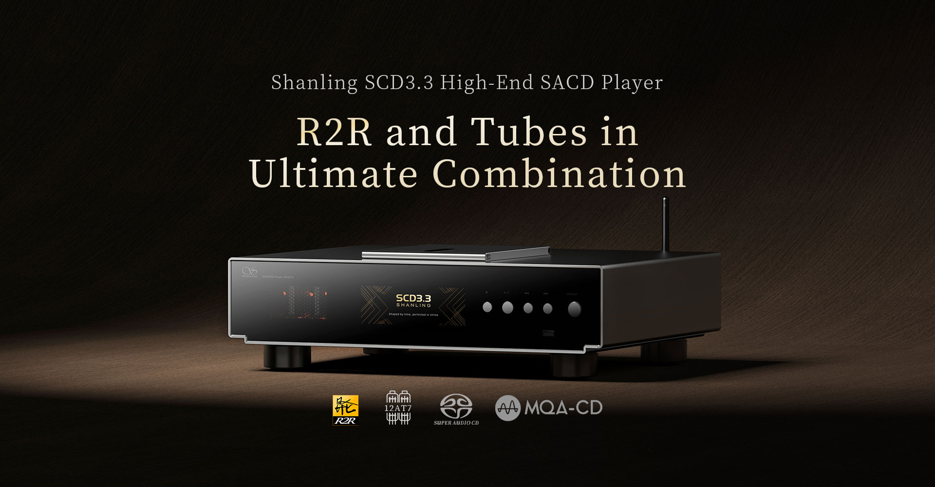 Lampowy odtwarzacz SACD DAC R2R Shanling SCD3.3