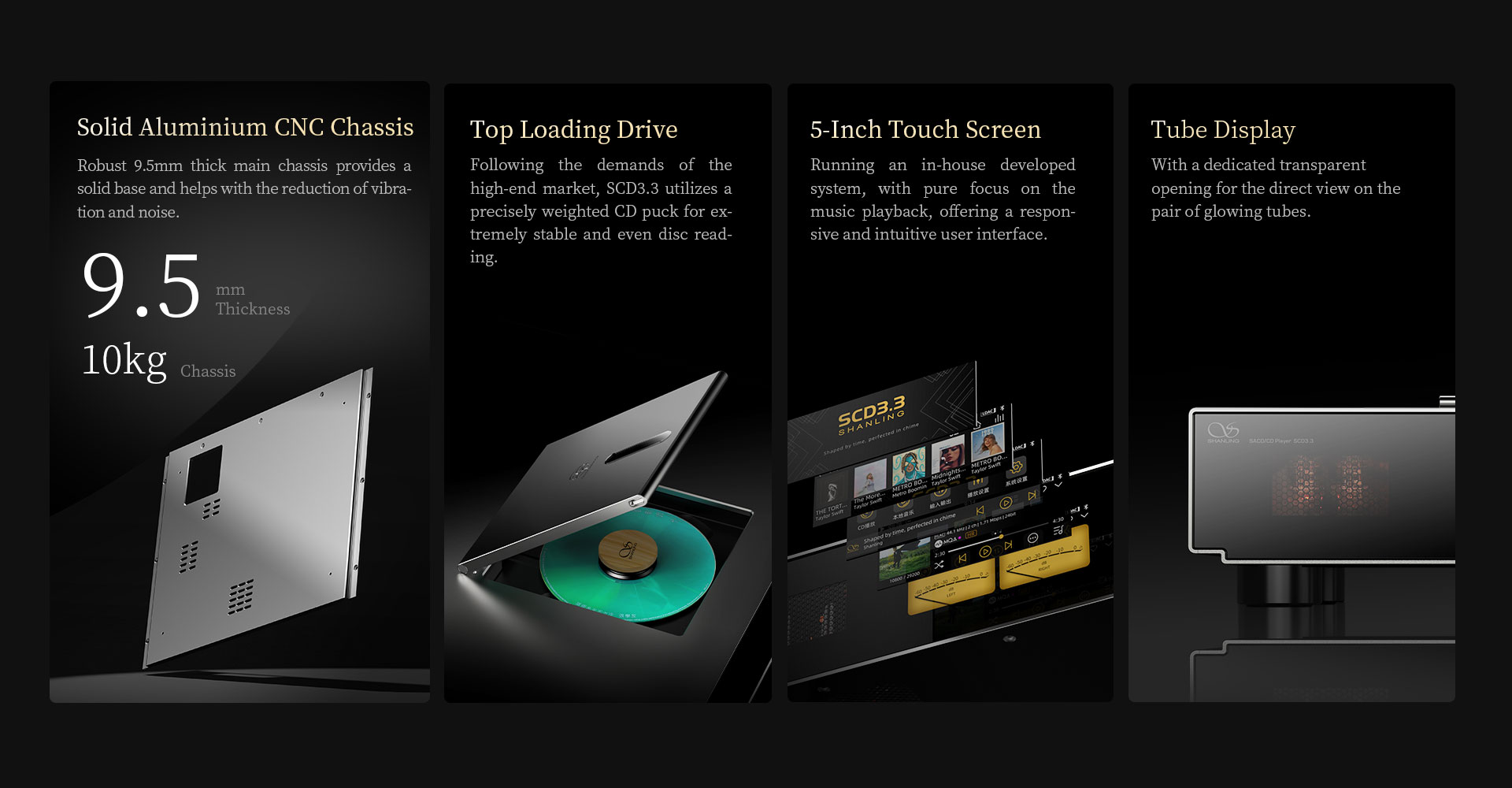 Lampowy odtwarzacz SACD DAC R2R Shanling SCD3.3