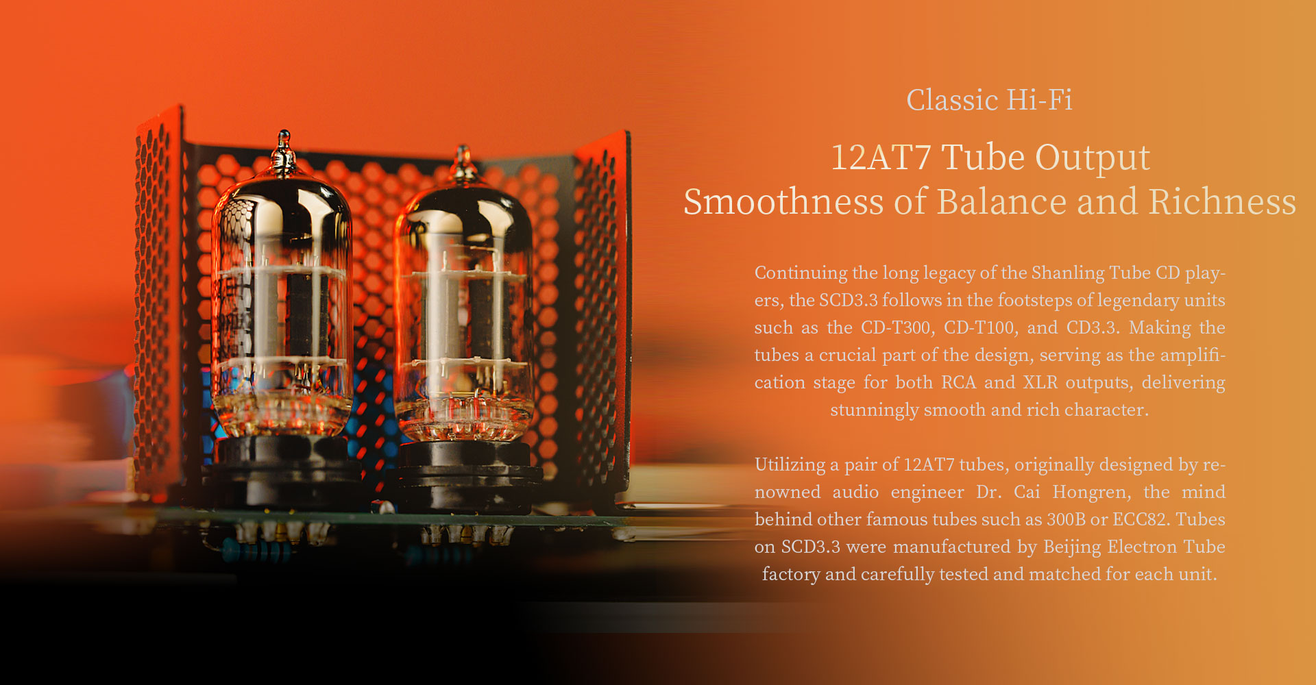Lampowy odtwarzacz SACD DAC R2R Shanling SCD3.3