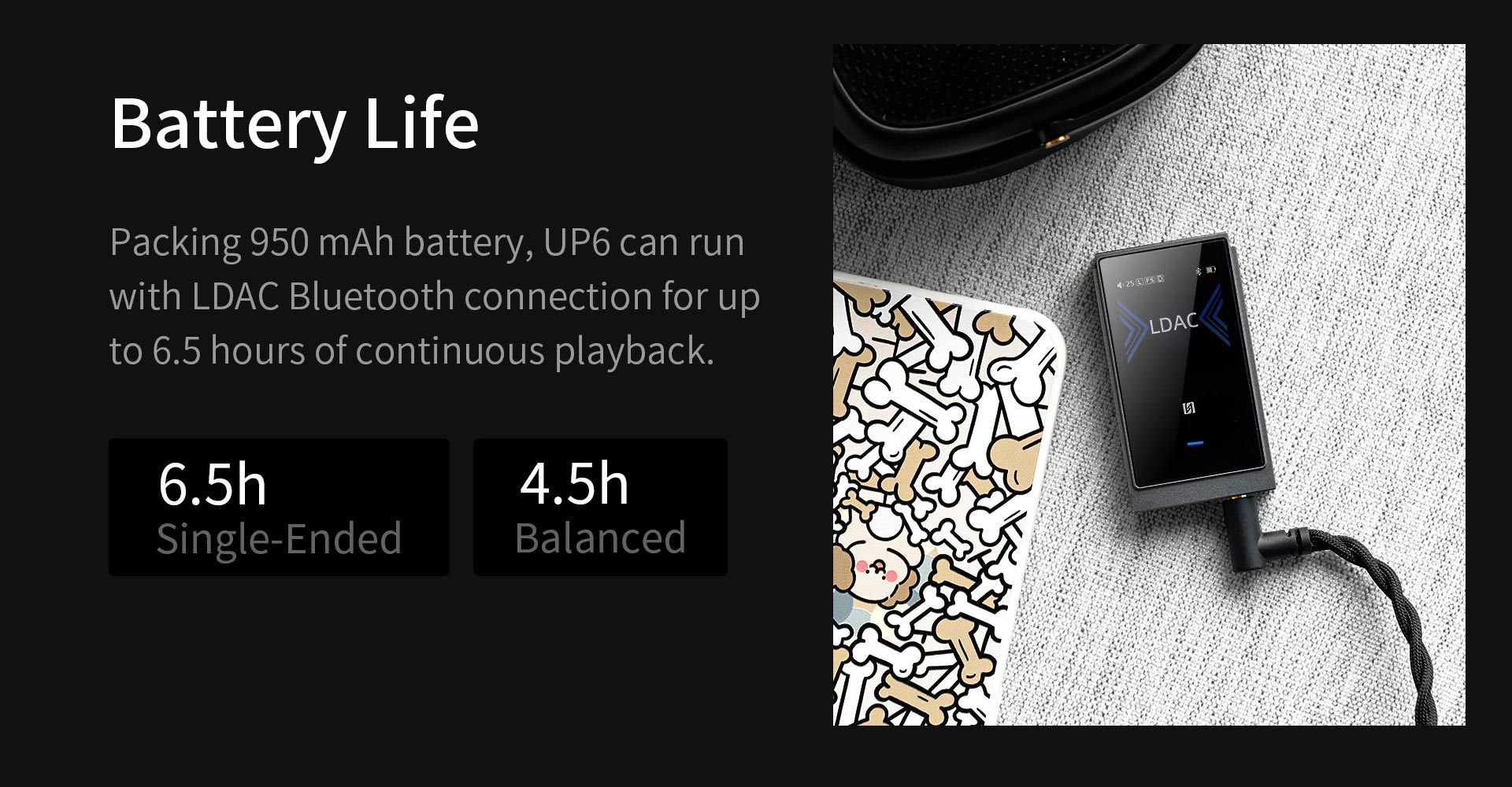 Przenośny DAC/AMP Bluetooth Shanling UP6
