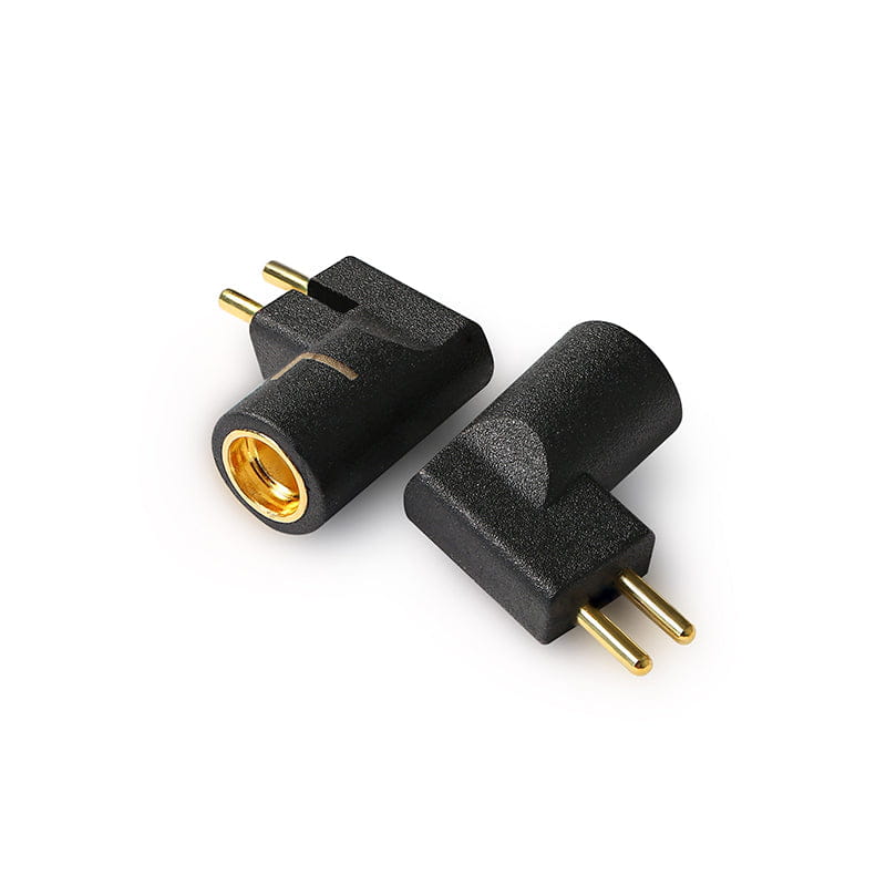 OEaudio angled adapter z MMCX (F) na 2pin (M)
