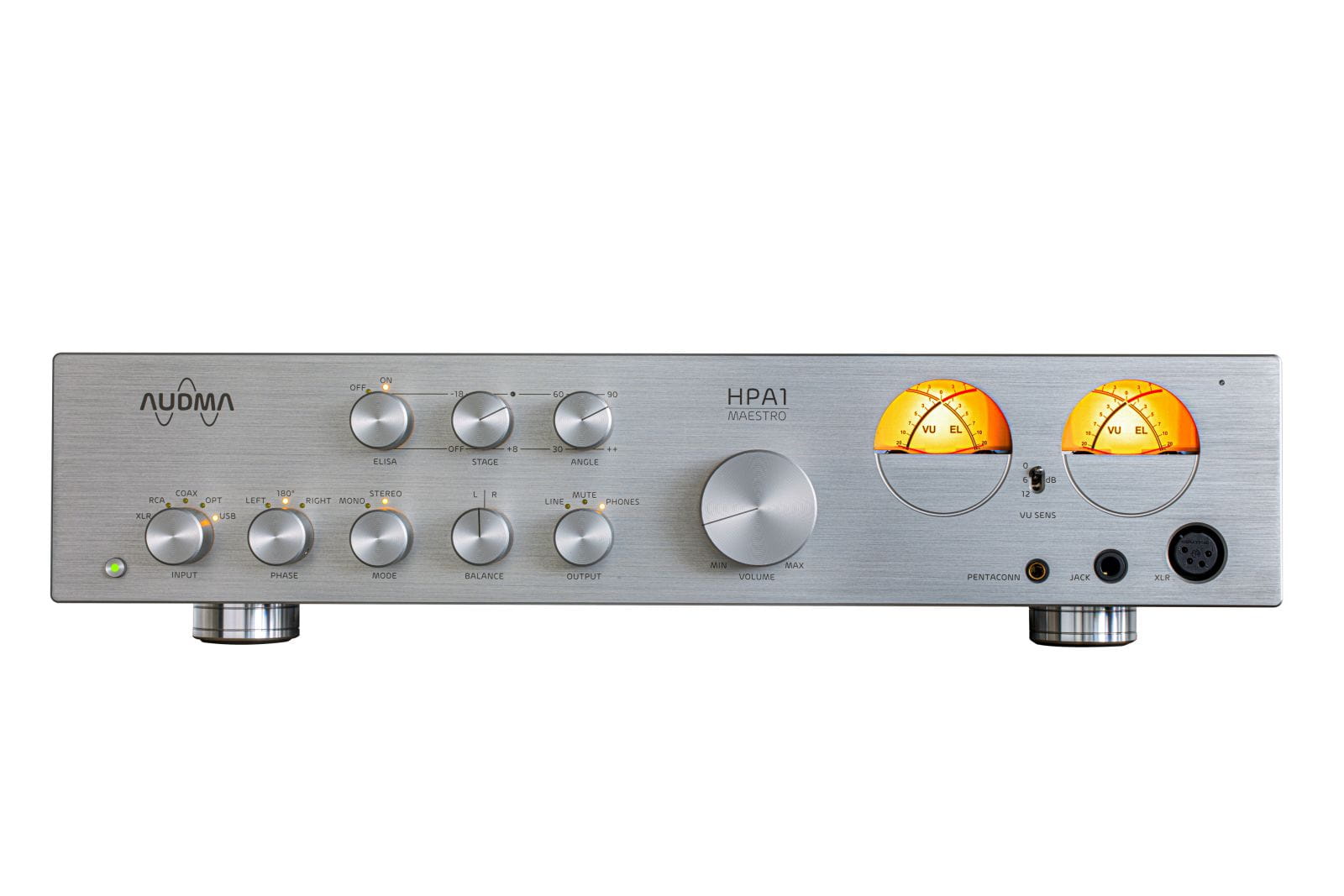 AUDMA MAESTRO HPA1 Luxury Edition (tytanowy) wzmacniacz słuchawkowy
