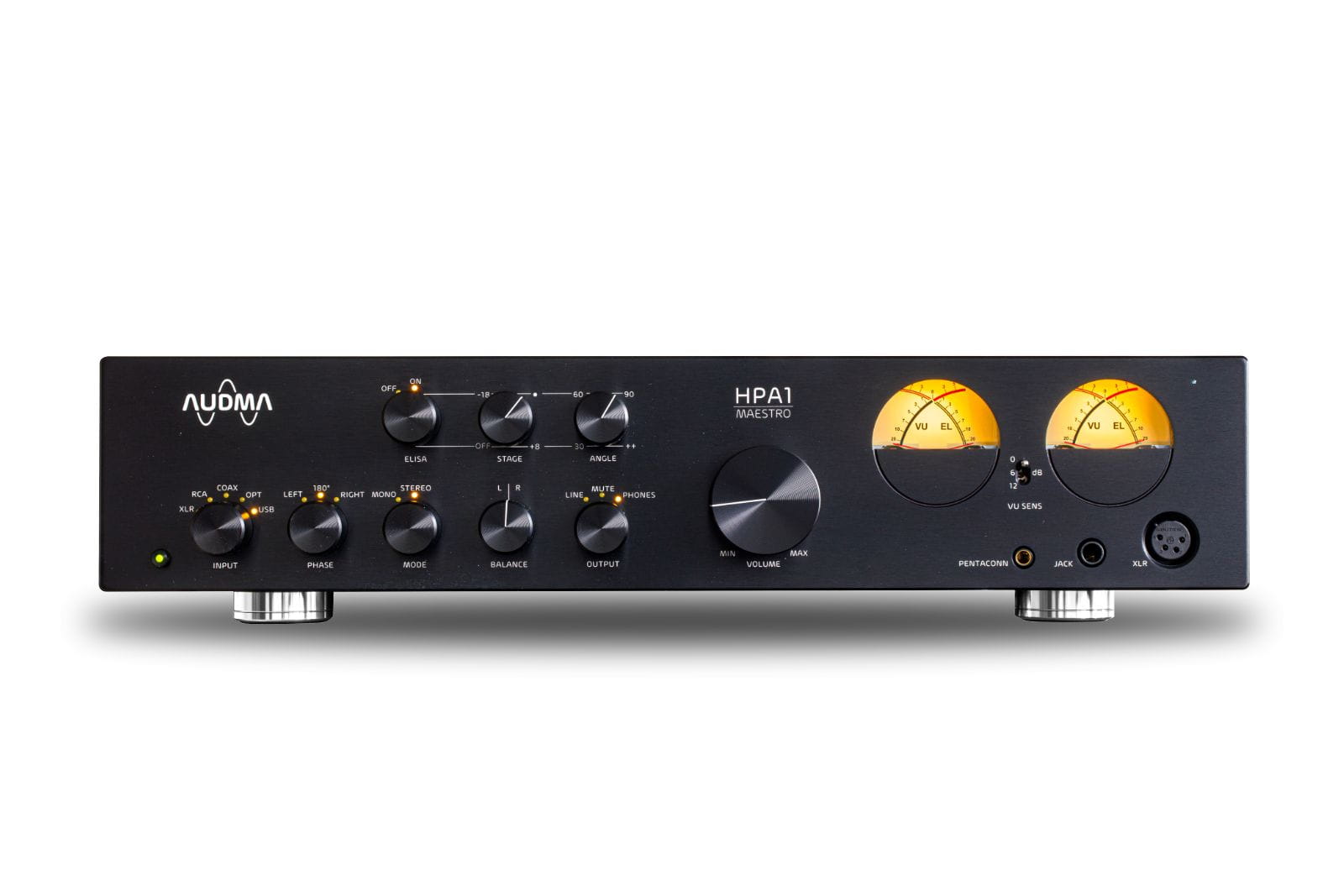 AUDMA MAESTRO HPA1 Luxury Edition (czarny) wzmacniacz słuchawkowy